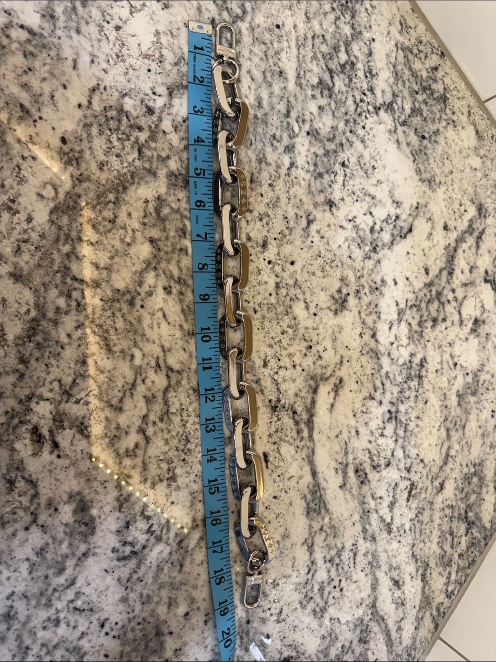Silver Chain Handle for Handbag - Picture 4 of 5